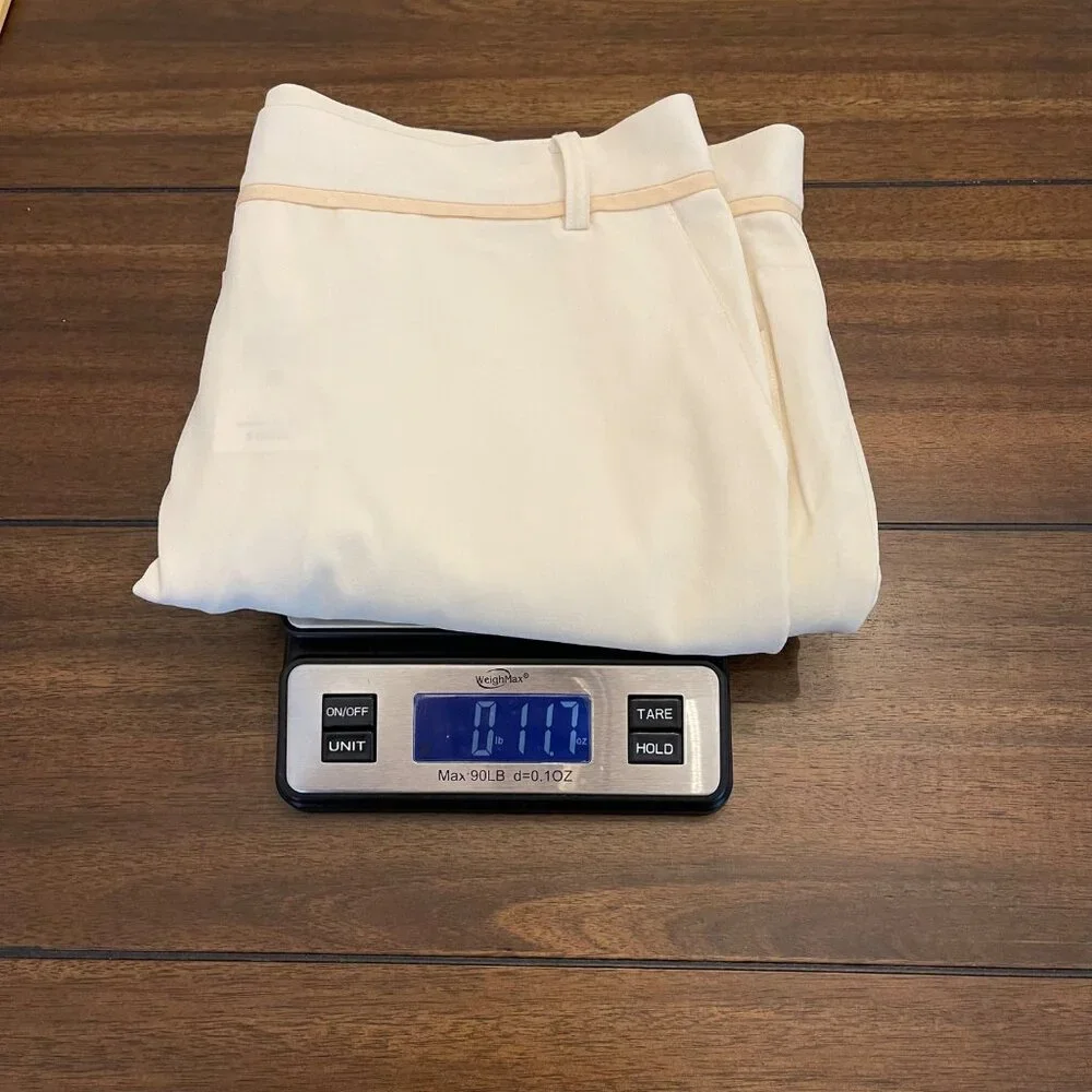 NWT MAG Women's Tapered Trousers Alabaster Cream Size 12 NEW - Picture 12 of 12